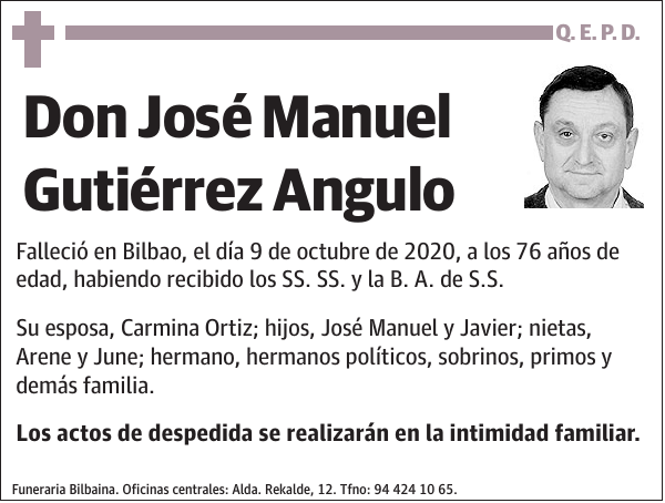 José Manuel Gutiérrez Angulo