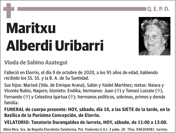 Maritxu Alberdi Uribarri