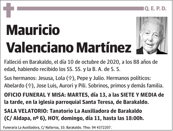 Mauricio Valenciano Martínez