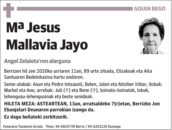 Mª Jesus Mallavia Jayo