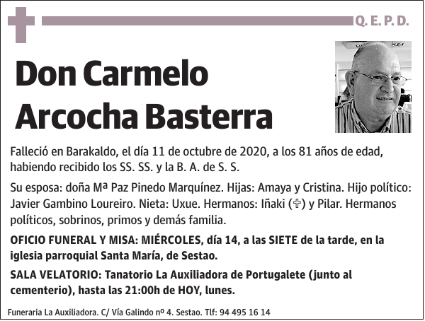 Carmelo Arcocha Basterra