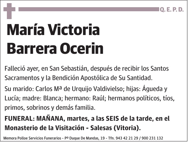 María Victoria Barrera Ocerin