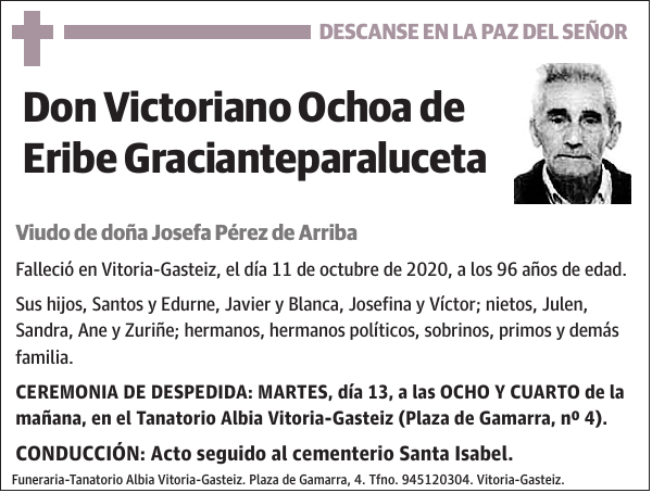 Victoriano Ochoa de Eribe Gracianteparaluceta