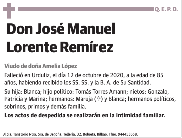 José Manuel Lorente Remírez