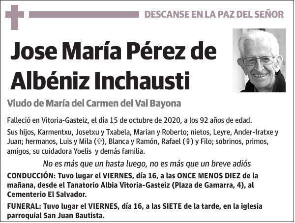 Jose María Pérez de Albéniz Inchausti