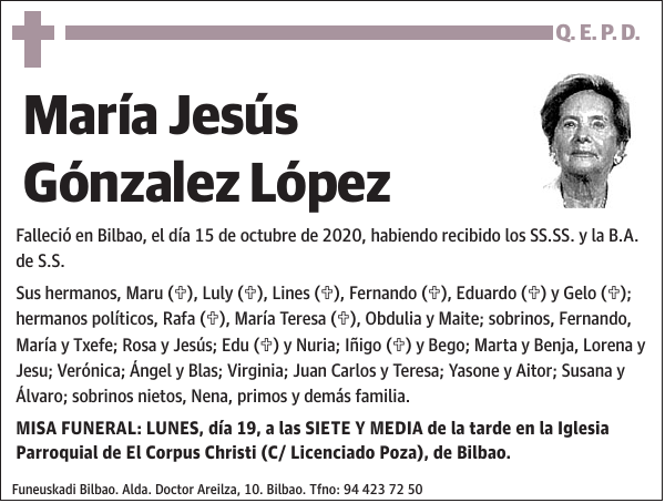 María Jesús Gónzalez López