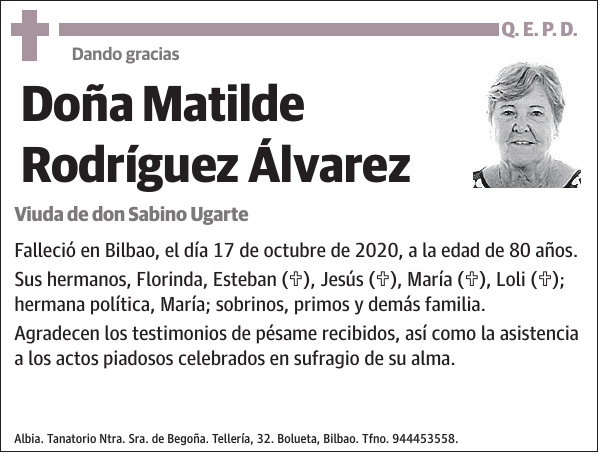 Matilde Rodríguez Álvarez