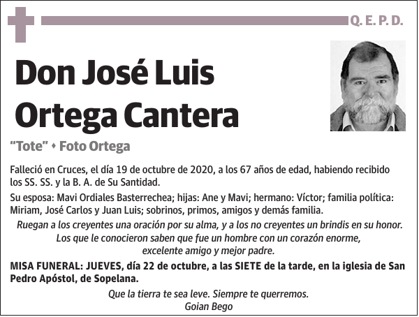 José Luis Ortega Cantera