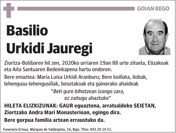 Basilio Urkidi Jauregi