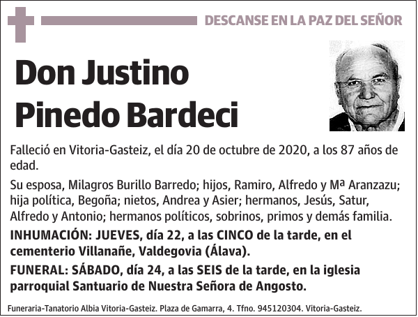 Justino Pinedo Bardeci