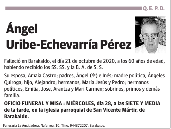 Ángel Uribe-Echevarría Pérez