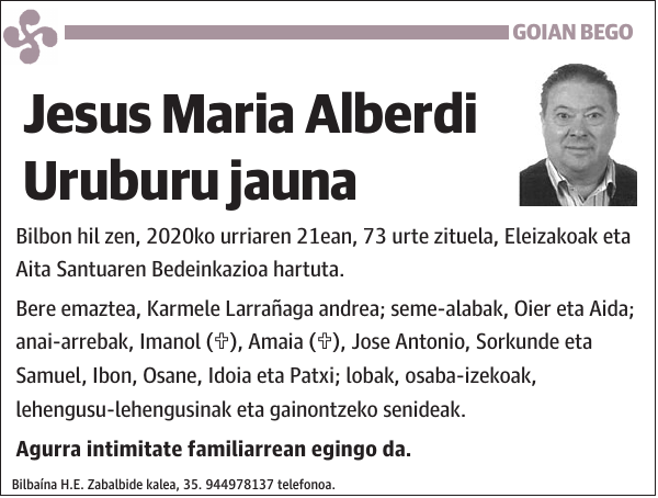 Jesus Maria Alberdi Uruburu