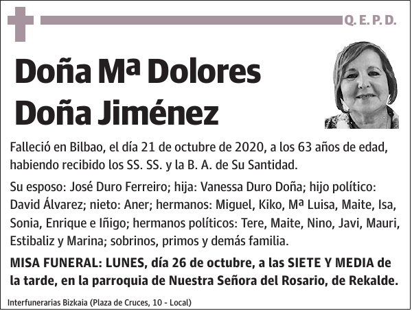 Mª Dolores Doña Jiménez