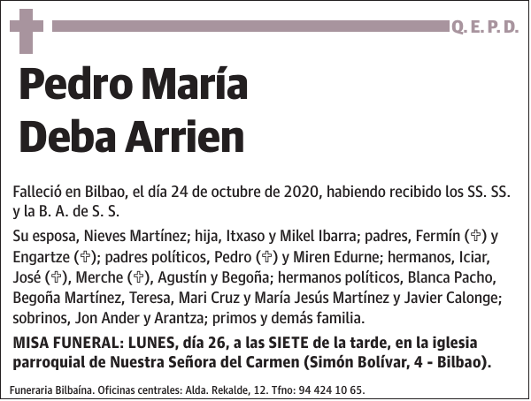 Pedro María Deba Arrien