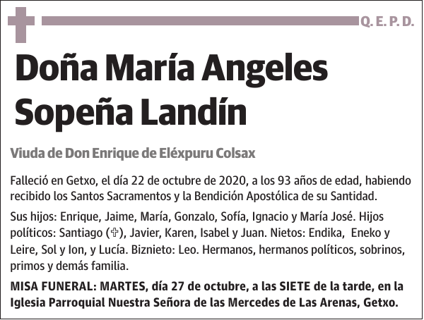 María Angeles Sopeña Landín