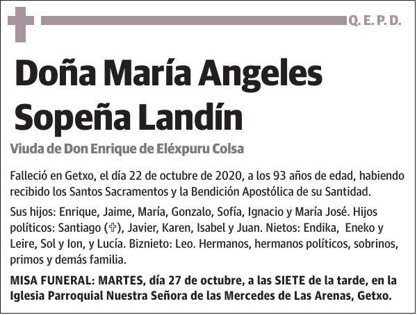 María Angeles Sopeña Landín