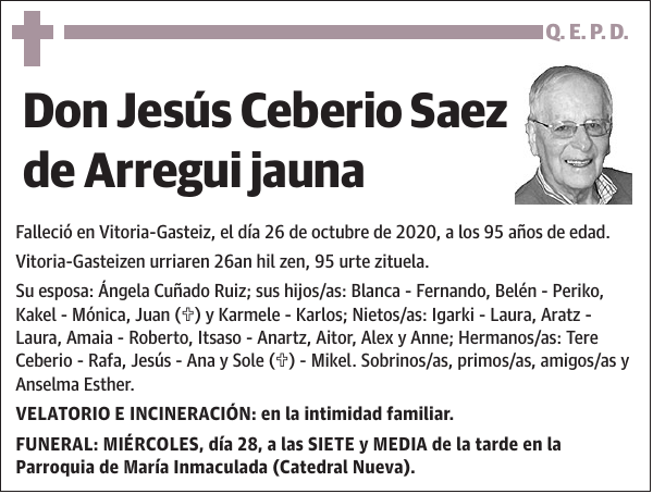 Jesús Ceberio Saez de Arregui