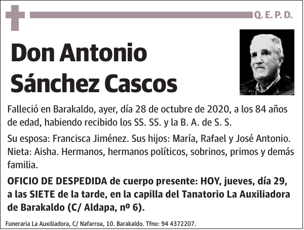 Antonio Sánchez Cascos