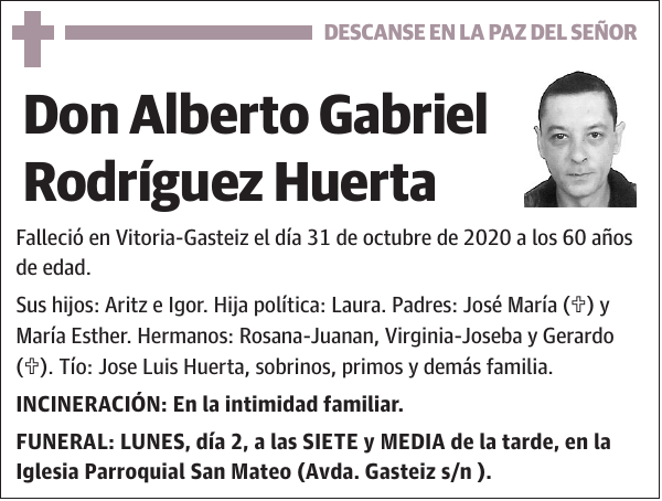 Alberto Gabriel Rodríguez Huerta