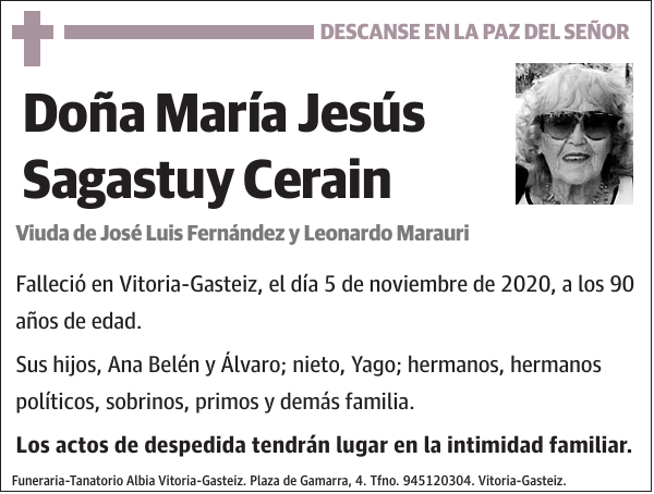 María Jesús Sagastuy Cerain