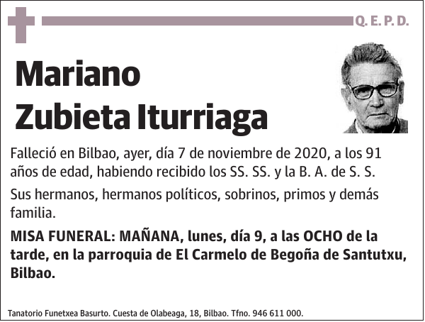 Mariano Zubieta Iturriaga