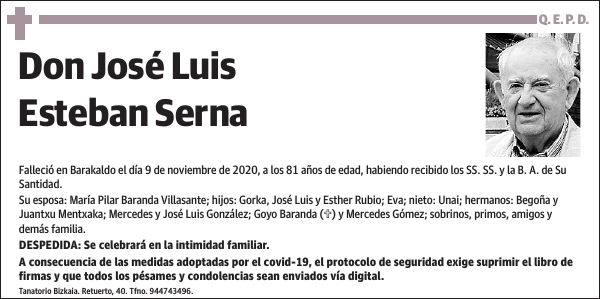 José Luis Esteban Serna