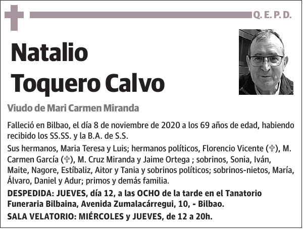 Natalio Toquero Calvo