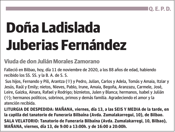 Ladislada Juberias Fernández