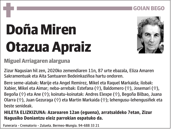 Miren Otazua Apraiz