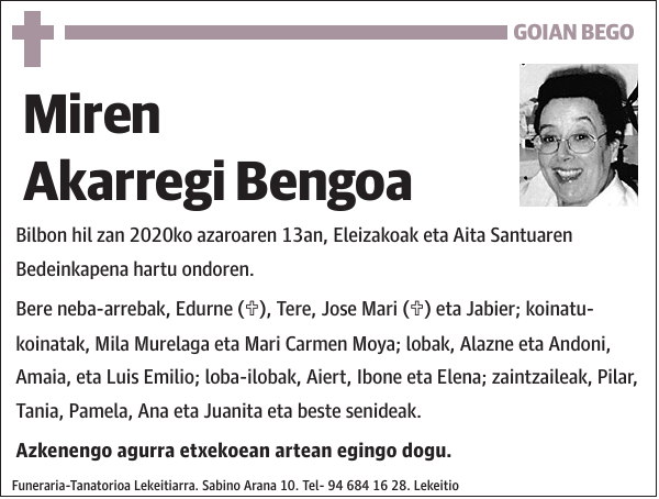 Miren Akarregi Bengoa