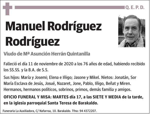 Manuel Rodríguez Rodríguez