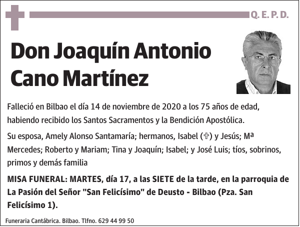 Joaquín Antonio Cano Martínez