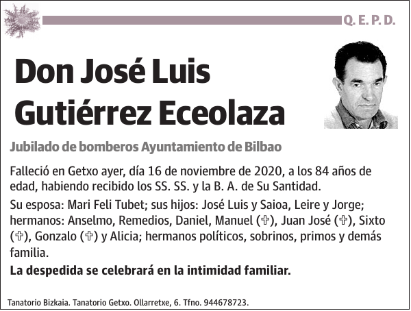 José Luis Gutiérrez Eceolaza