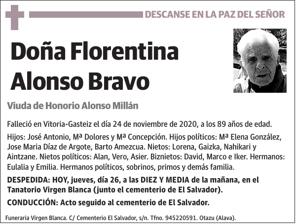 Florentina Alonso Bravo