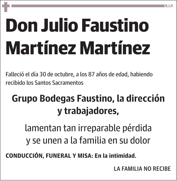 Julio Faustino Martínez Martínez