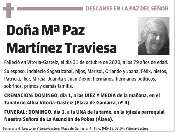 Mª Paz Martínez Traviesa