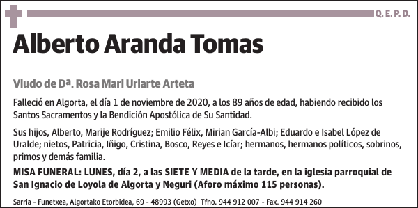 Alberto Aranda Tomas