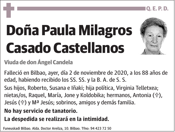 Paula Milagros Casado Castellanos