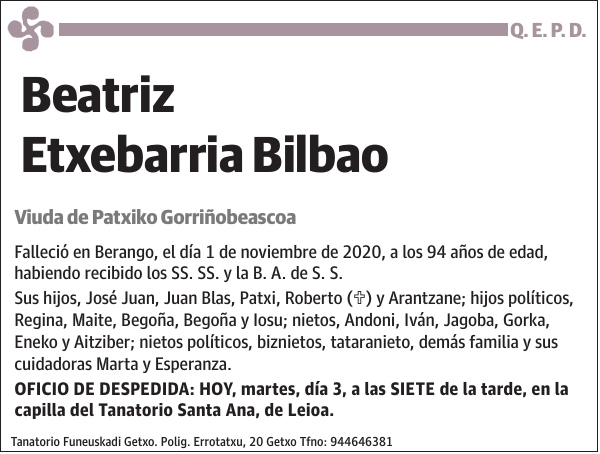 Beatriz Etxebarria Bilbao