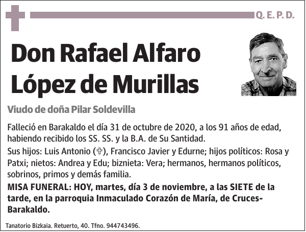 Rafael Alfaro López de Murillas