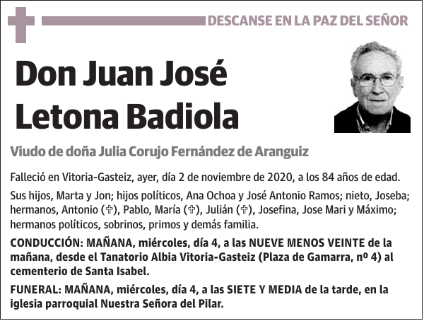 Juan José Letona Badiola