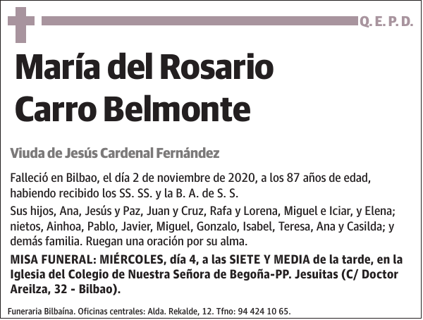 María del Rosario Carro Belmonte