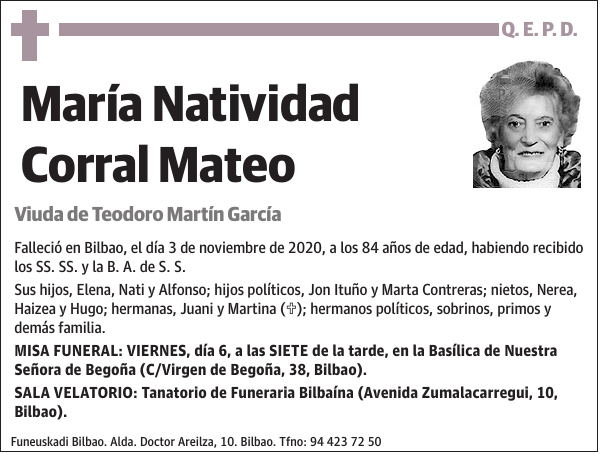 María Natividad Corral Mateo