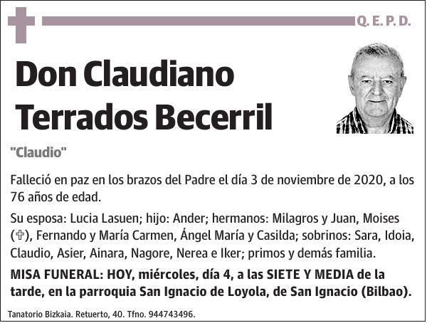 Claudiano Terrados Becerril