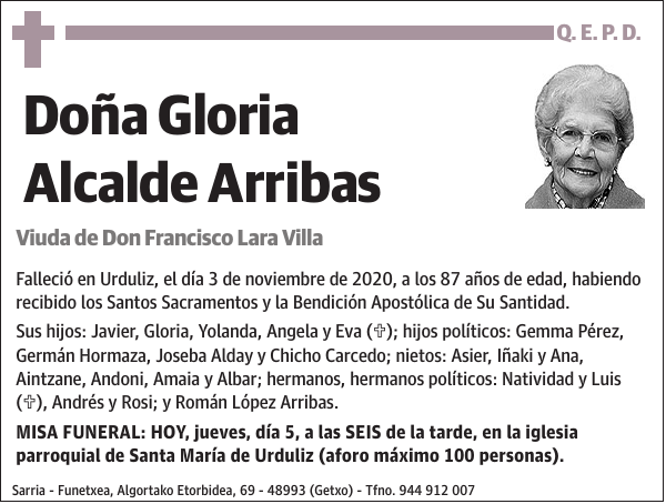 Gloria Alcalde Arribas