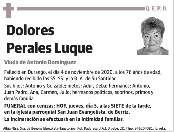 Dolores Perales Luque