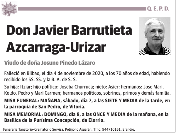 Javier Barrutieta Azcarraga-Urizar