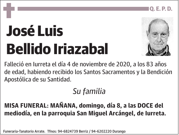 José Luis Bellido Iriazabal