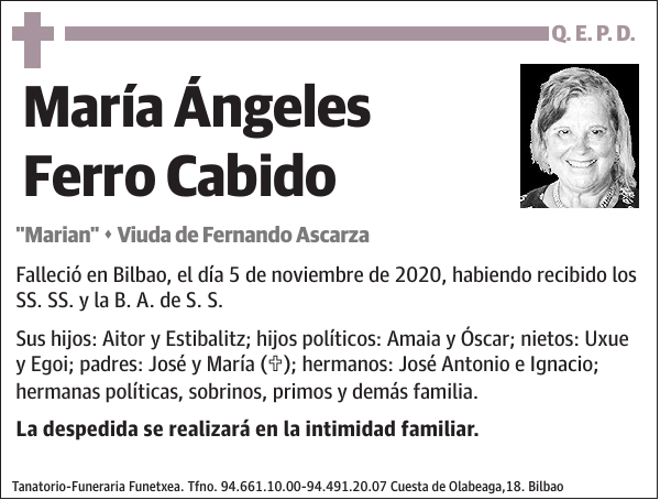 María Ángeles Ferro Cabido