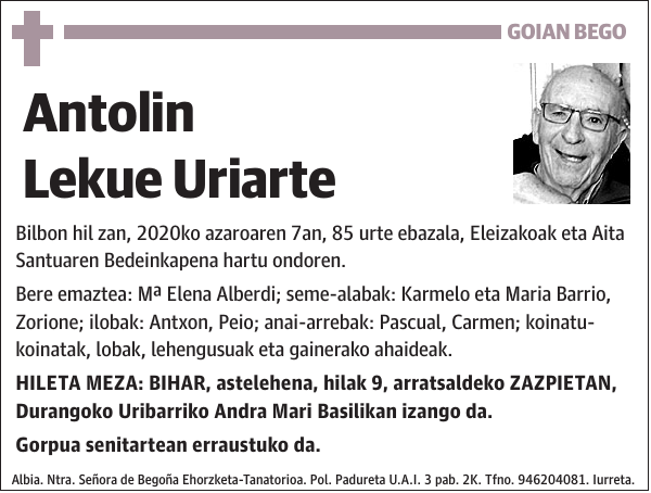 Antolin Lekue Uriarte